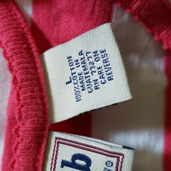 3 100 percent cotton striped tank top vintage retro size large button up - Picture 3 of 3